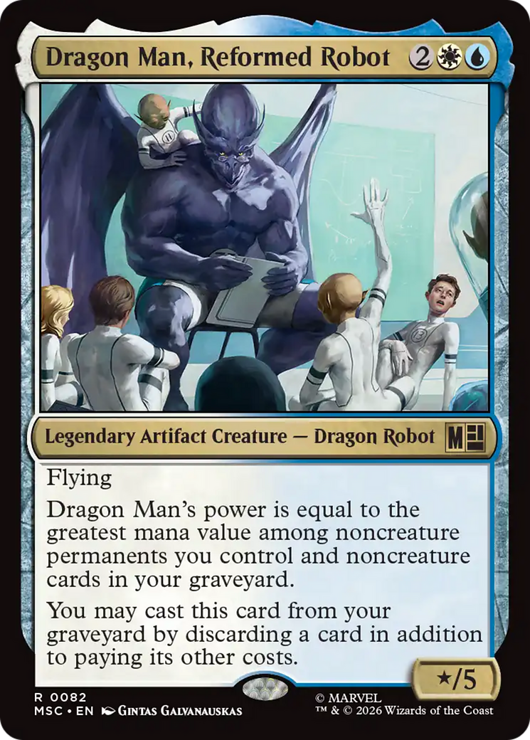 Dragon Man, Reformed Robot (Surge Foil) [Marvel Super Heroes Commander] | Boutique FDB TCG