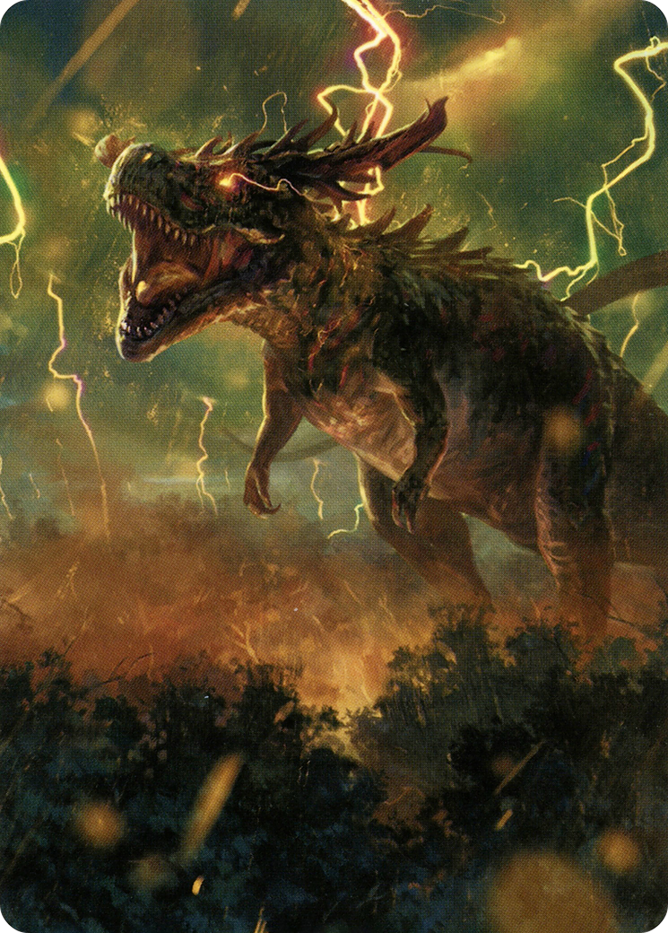 Thrasta, Tempest's Roar Art Card (42) [Modern Horizons 2 Art Series] | Boutique FDB TCG