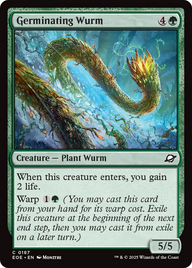 Germinating Wurm [Edge of Eternities] | Boutique FDB TCG