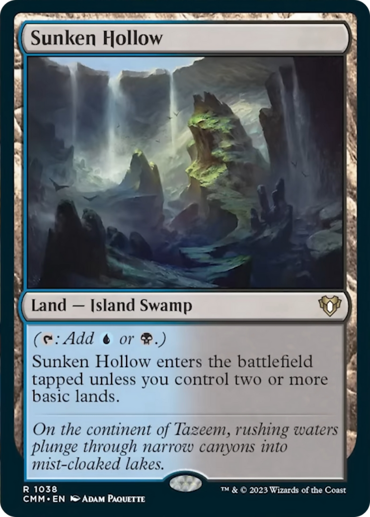 Sunken Hollow [Commander Masters] | Boutique FDB TCG