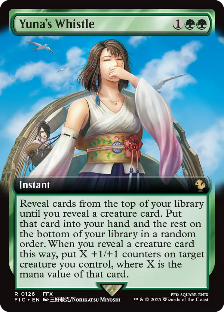 Yuna's Whistle (Extended Art) [FINAL FANTASY Commander] | Boutique FDB TCG