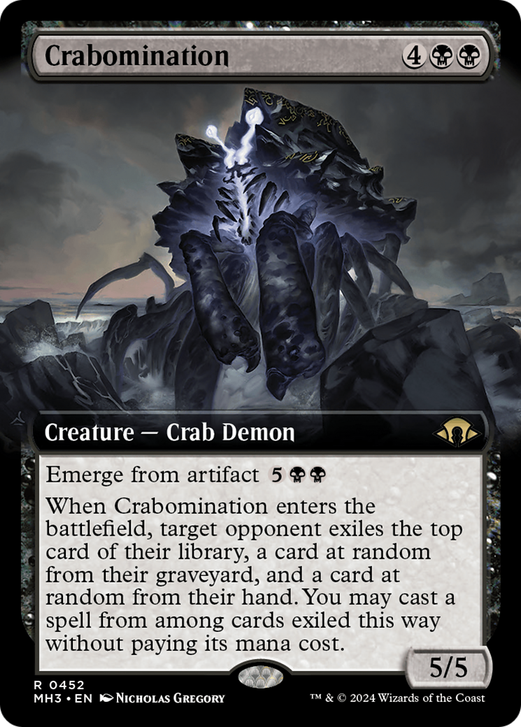 Crabomination (Extended Art) [Modern Horizons 3] | Boutique FDB TCG
