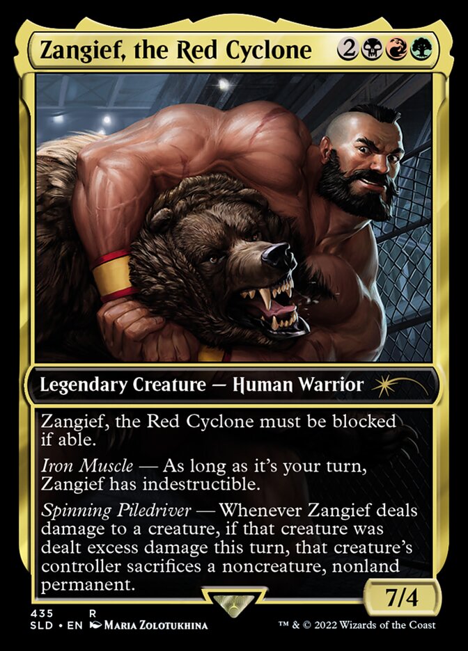 Zangief, the Red Cyclone [Secret Lair Drop Series] | Boutique FDB TCG