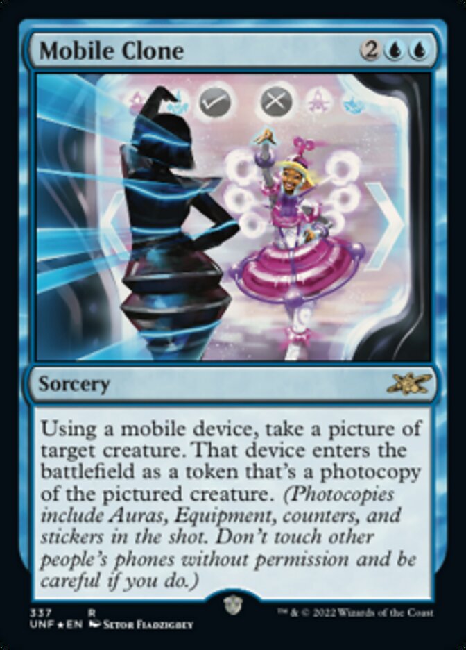 Mobile Clone (Galaxy Foil) [Unfinity] | Boutique FDB TCG