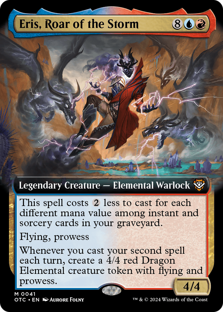 Eris, Roar of the Storm (Extended Art) [Outlaws of Thunder Junction Commander] | Boutique FDB TCG