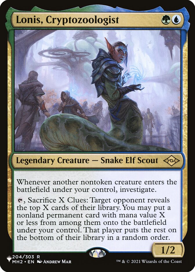 Lonis, Cryptozoologist [The List] | Boutique FDB TCG