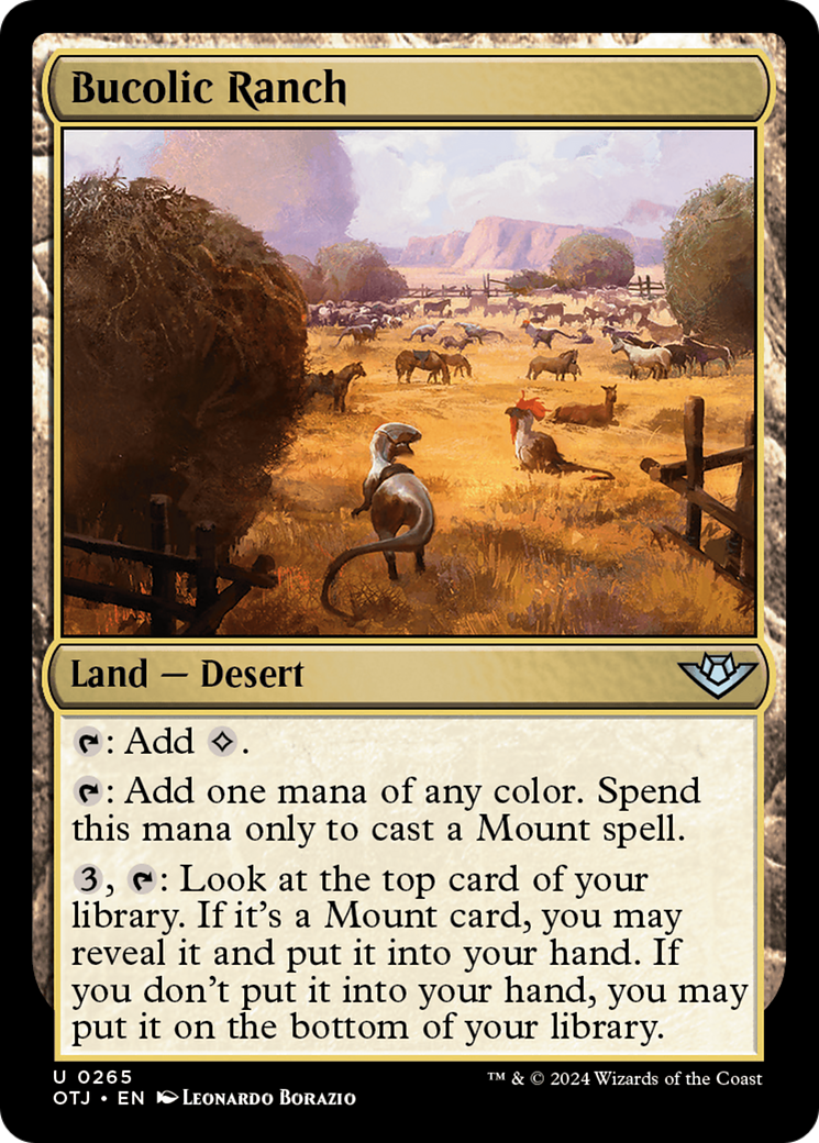 Bucolic Ranch [Outlaws of Thunder Junction] | Boutique FDB TCG