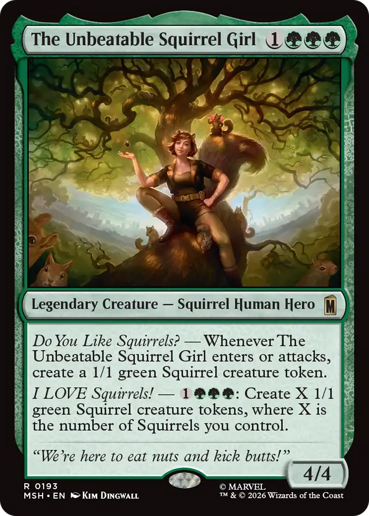 The Unbeatable Squirrel Girl [Marvel Super Heroes] | Boutique FDB TCG