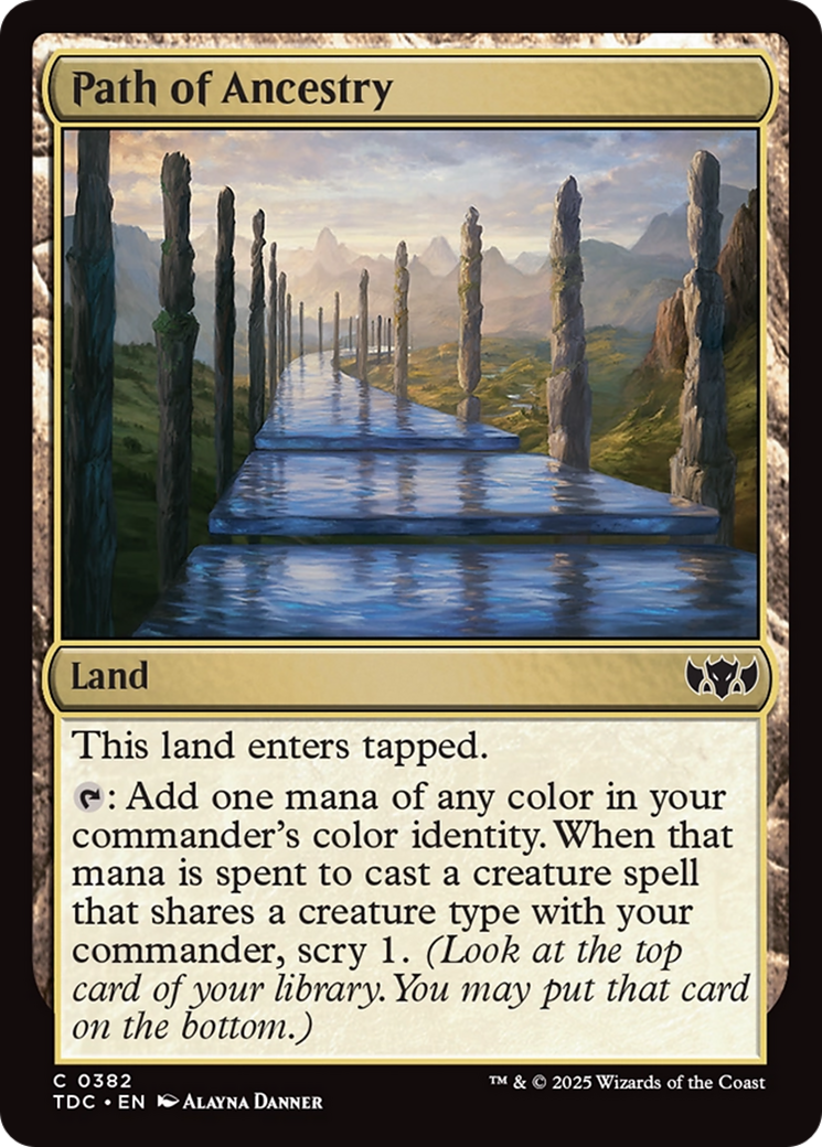 Path of Ancestry [Tarkir: Dragonstorm Commander] | Boutique FDB TCG