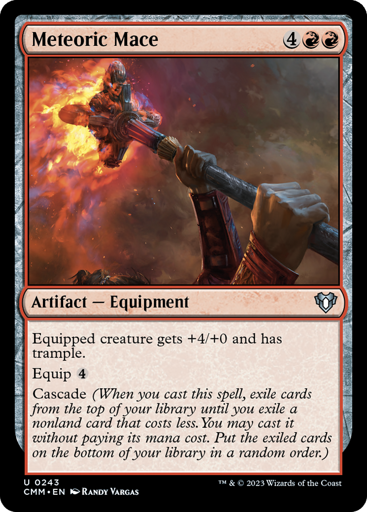 Meteoric Mace [Commander Masters] | Boutique FDB TCG