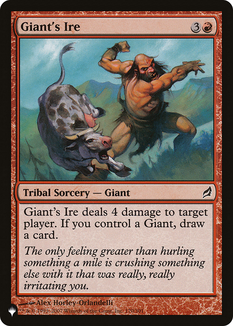 Giant's Ire [The List] | Boutique FDB TCG