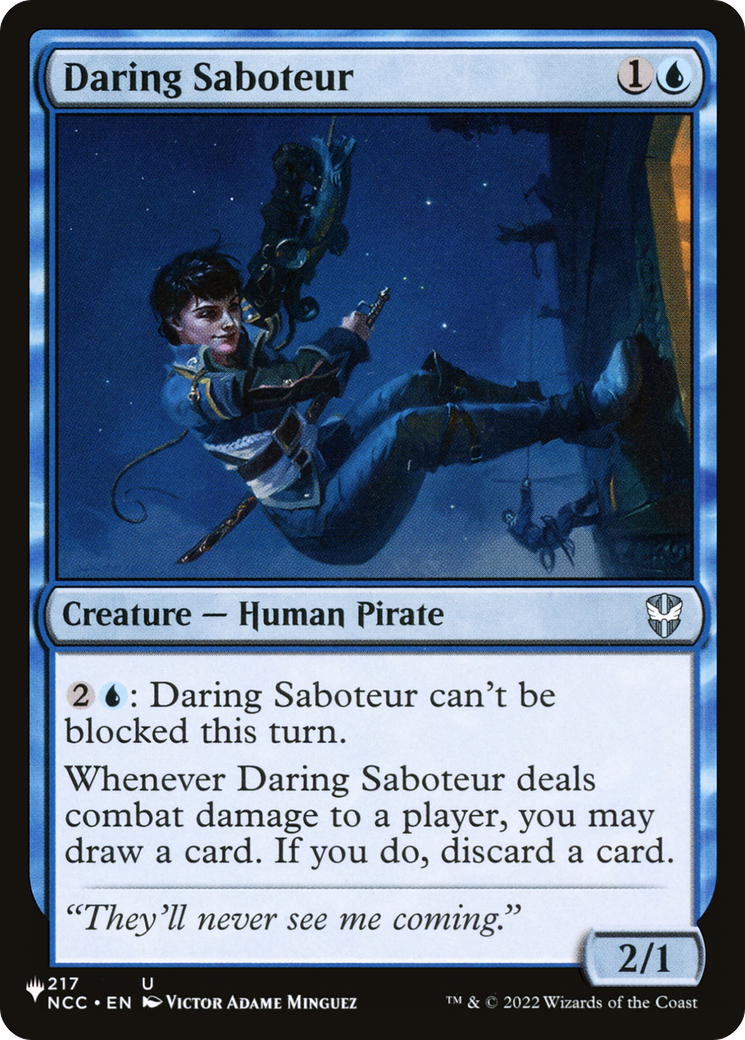 Daring Saboteur [The List Reprints] | Boutique FDB TCG