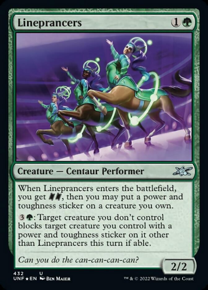 Lineprancers (Galaxy Foil) [Unfinity] | Boutique FDB TCG
