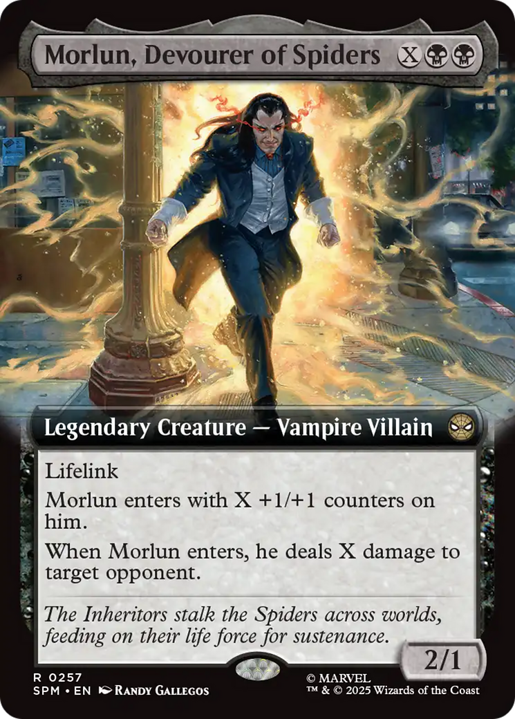 Morlun, Devourer of Spiders (Extended Art) [Marvel's Spider-Man] | Boutique FDB TCG