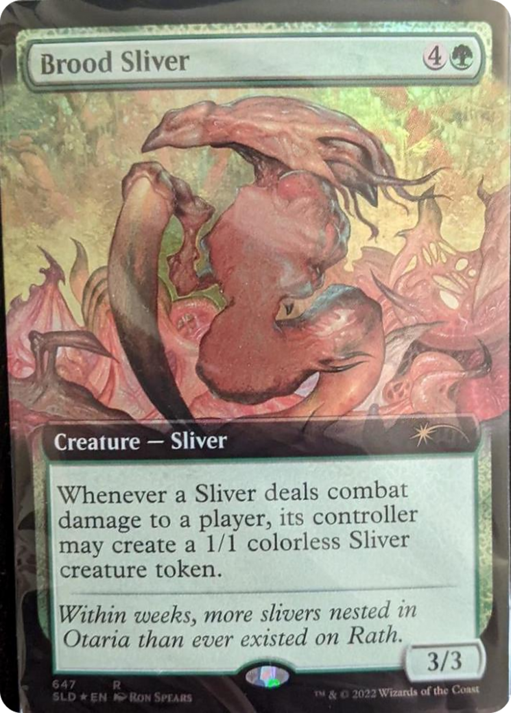 Brood Sliver (Extended Art) [Secret Lair Drop Promos] | Boutique FDB TCG