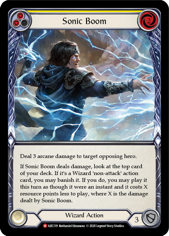 Sonic Boom [U-ARC119] (Arcane Rising Unlimited)  Unlimited Normal | Boutique FDB TCG