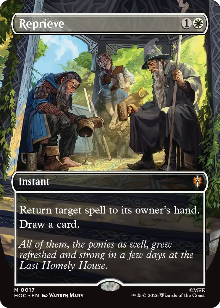 Reprieve (Borderless) [The Hobbit: Eternal-Legal] | Boutique FDB TCG