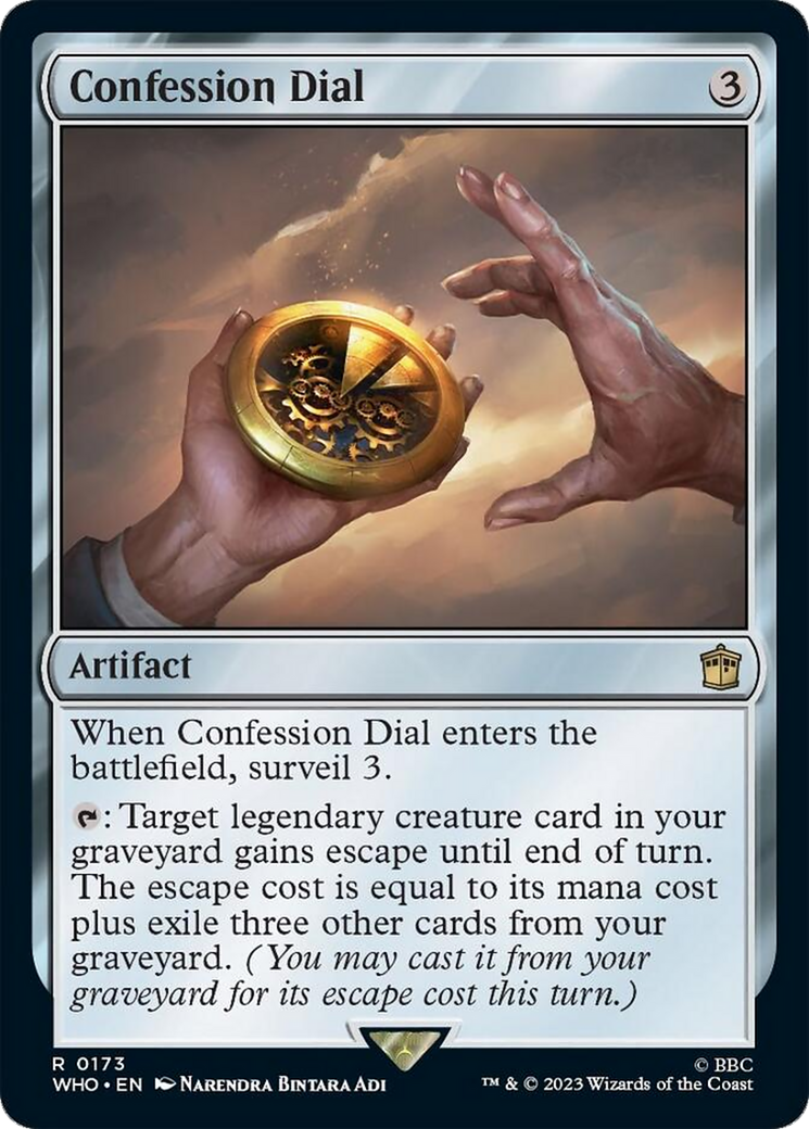 Confession Dial [Doctor Who] | Boutique FDB TCG