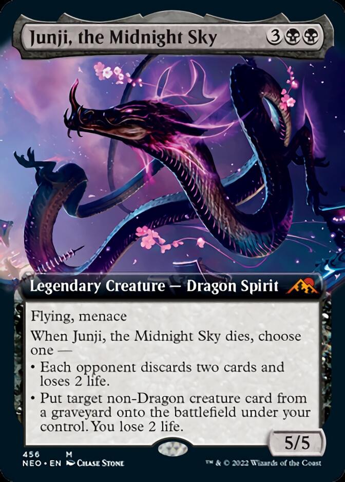 Junji, the Midnight Sky (Extended Art) [Kamigawa: Neon Dynasty] | Boutique FDB TCG