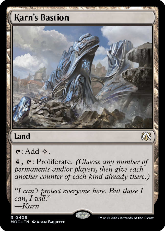 Karn's Bastion [March of the Machine Commander] | Boutique FDB TCG