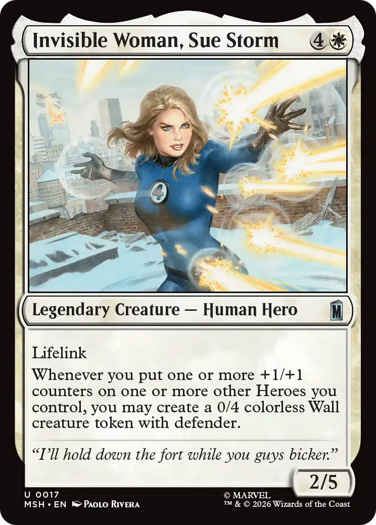Invisible Woman, Sue Storm [Marvel Super Heroes] | Boutique FDB TCG