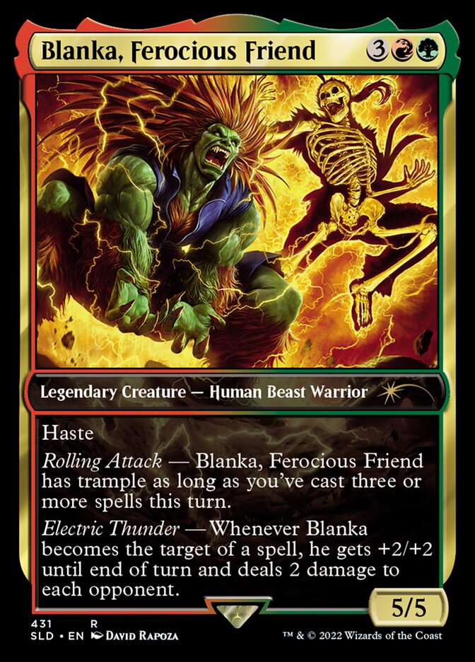 Blanka, Ferocious Friend [Secret Lair Drop Series] | Boutique FDB TCG