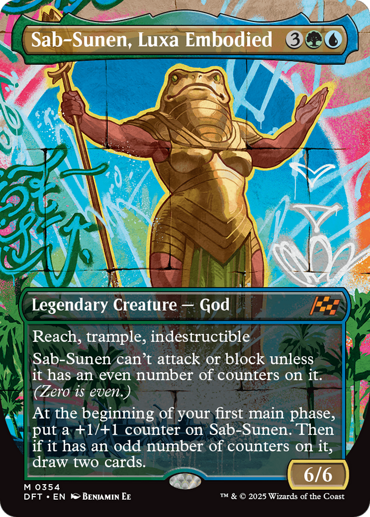 Sab-Sunen, Luxa Embodied (Borderless) [Aetherdrift] | Boutique FDB TCG