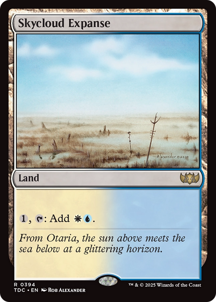 Skycloud Expanse [Tarkir: Dragonstorm Commander] | Boutique FDB TCG