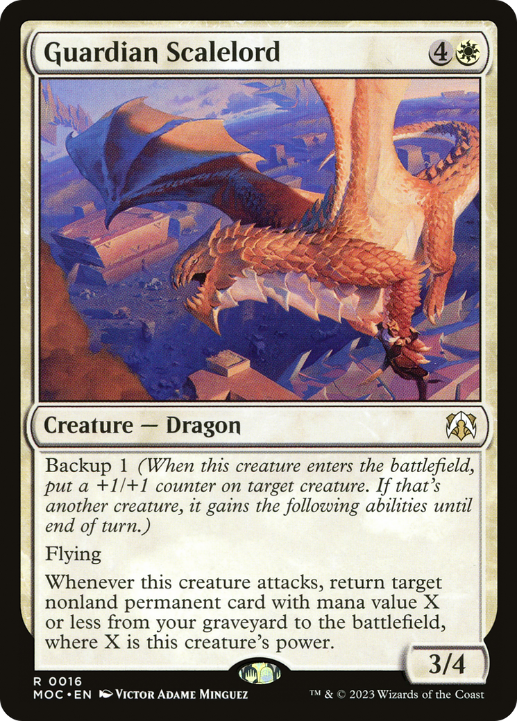 Guardian Scalelord [March of the Machine Commander] | Boutique FDB TCG