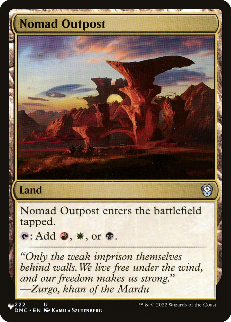 Nomad Outpost [The List Reprints] | Boutique FDB TCG