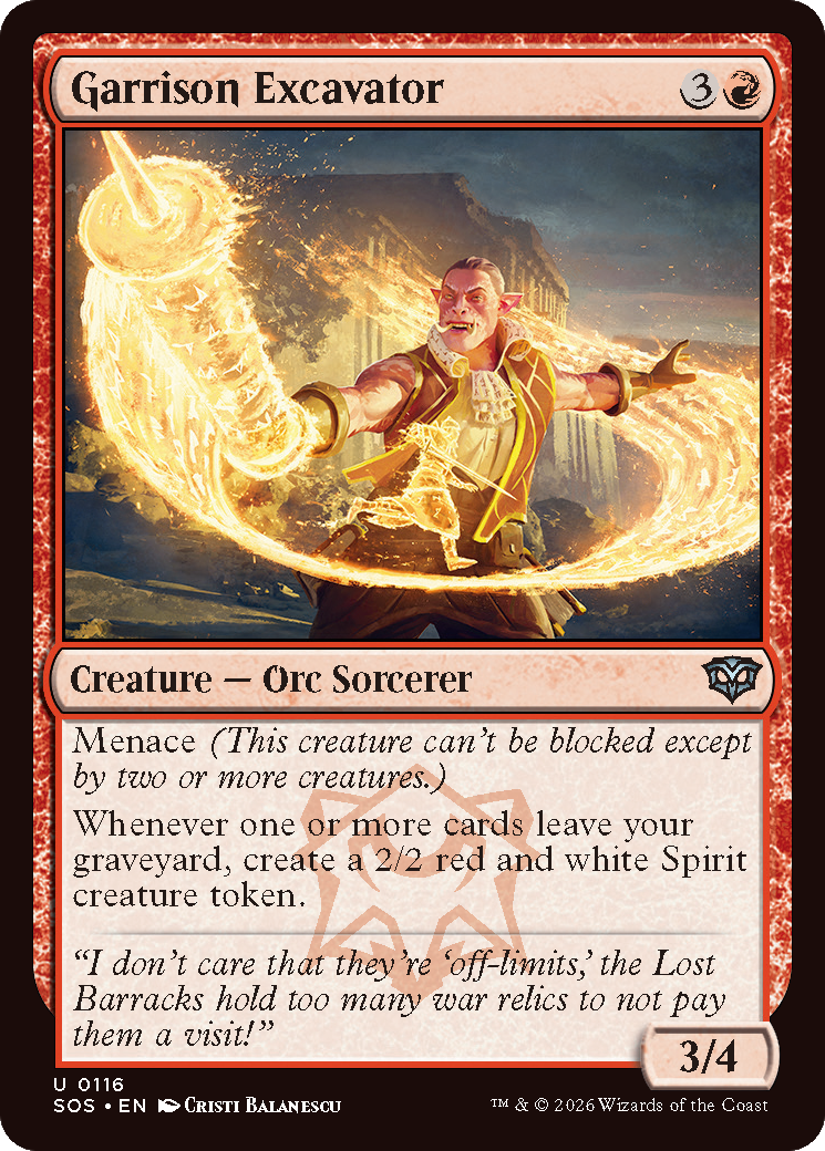 Garrison Excavator [Secrets of Strixhaven] | Boutique FDB TCG