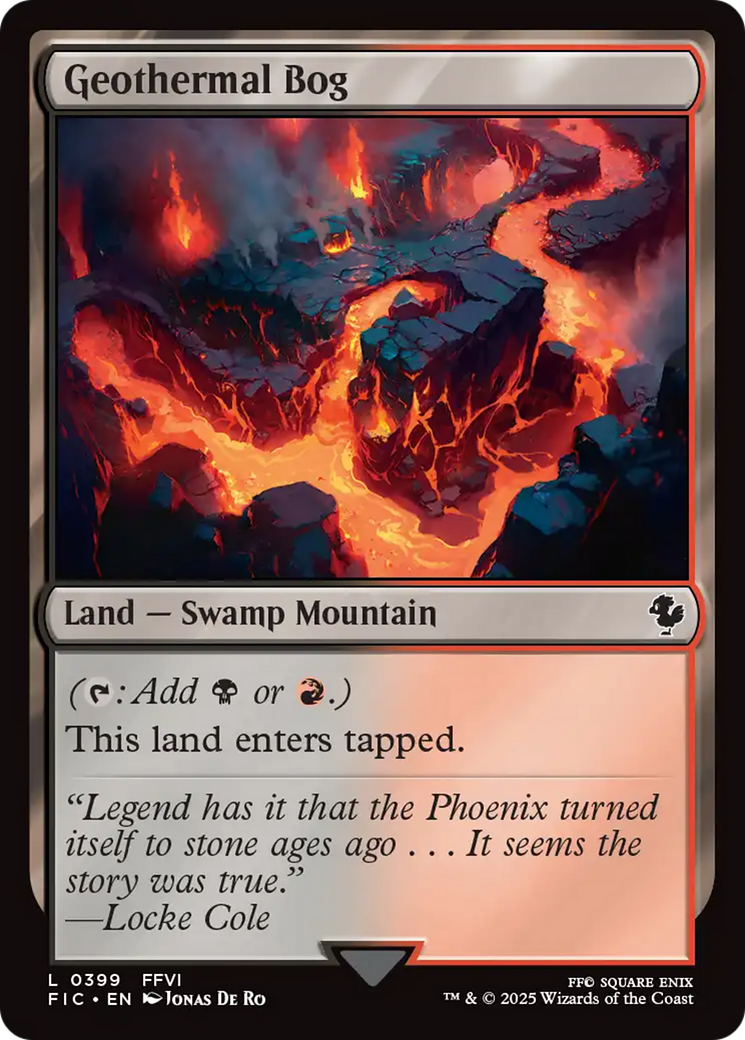Geothermal Bog [FINAL FANTASY Commander] | Boutique FDB TCG