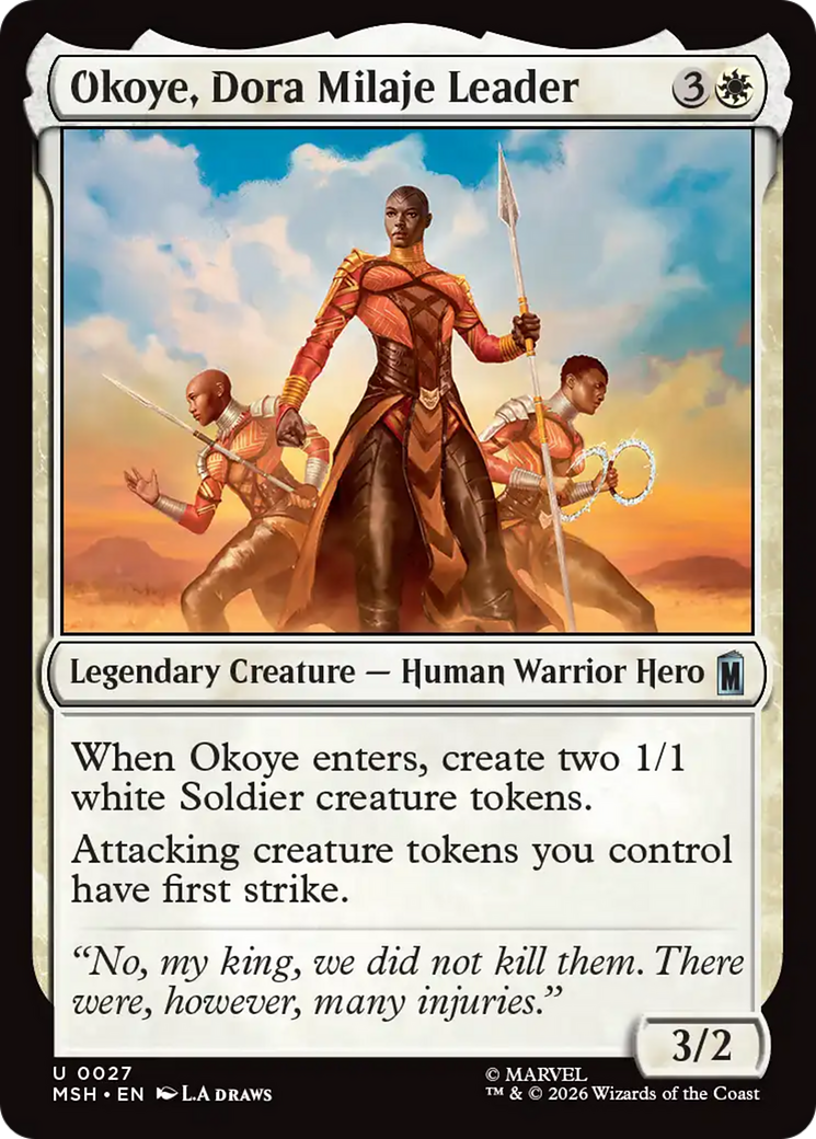 Okoye, Dora Milaje Leader [Marvel Super Heroes] | Boutique FDB TCG