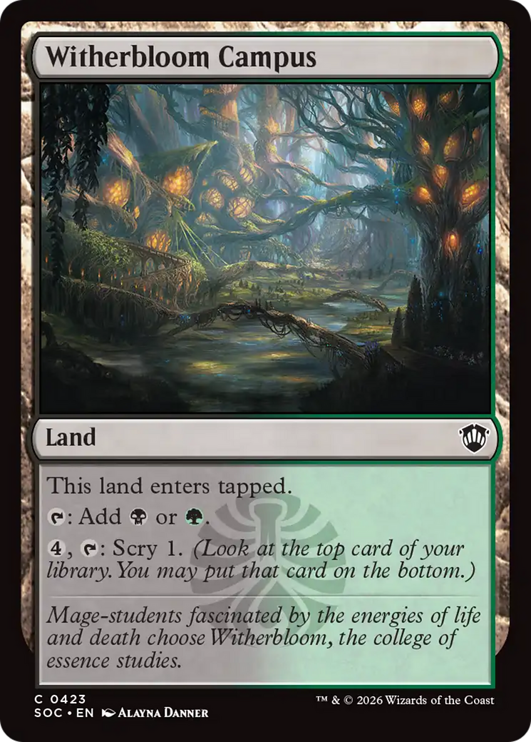 Witherbloom Campus [Secrets of Strixhaven Commander] | Boutique FDB TCG