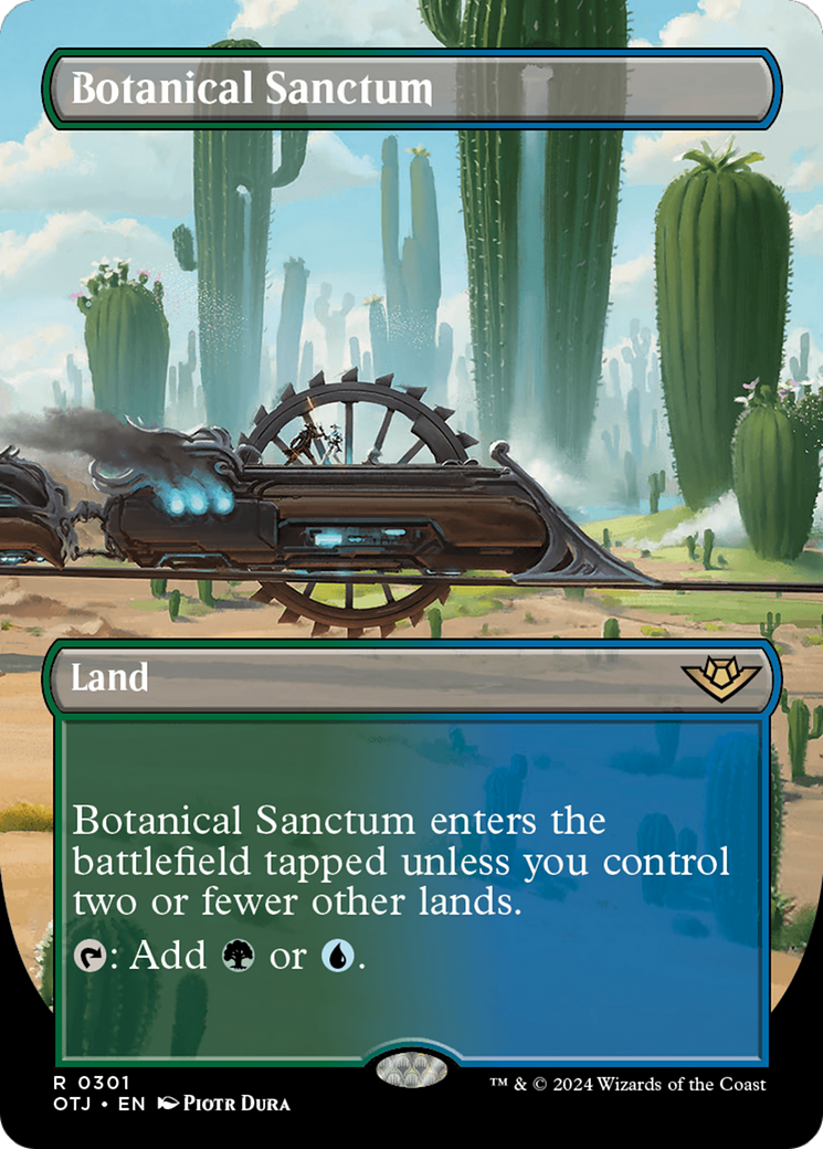 Botanical Sanctum (Borderless) [Outlaws of Thunder Junction] | Boutique FDB TCG