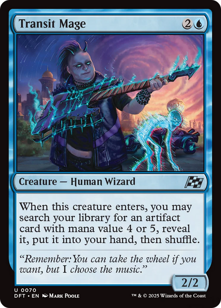 Transit Mage [Aetherdrift] | Boutique FDB TCG