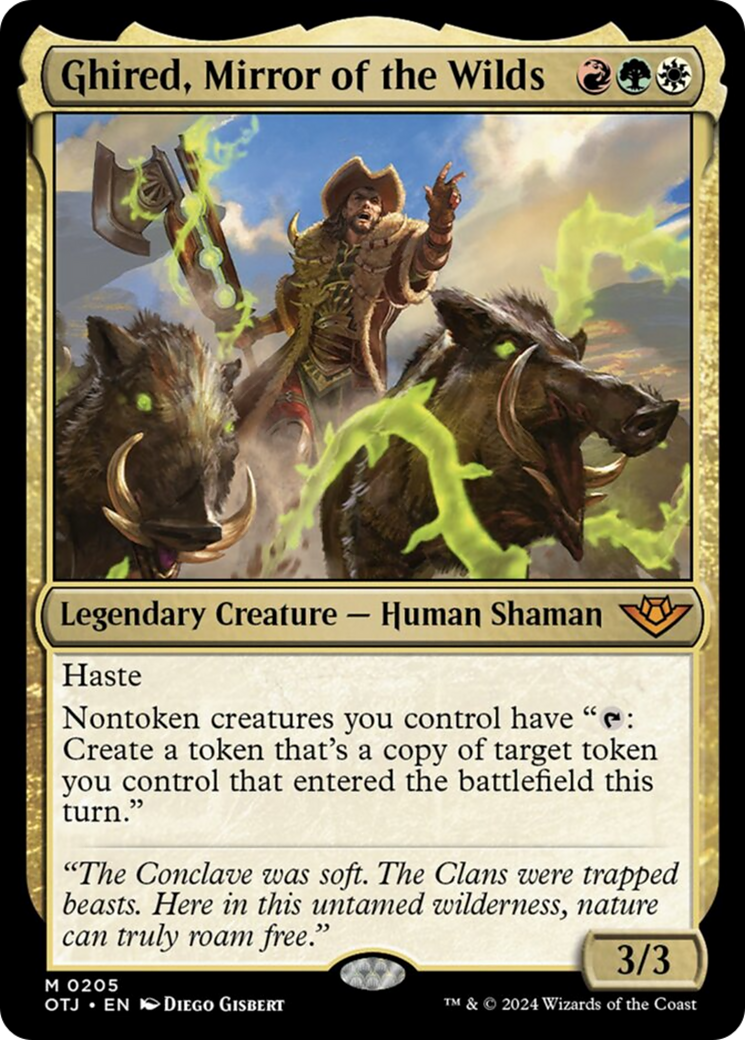 Ghired, Mirror of the Wilds [Outlaws of Thunder Junction] | Boutique FDB TCG