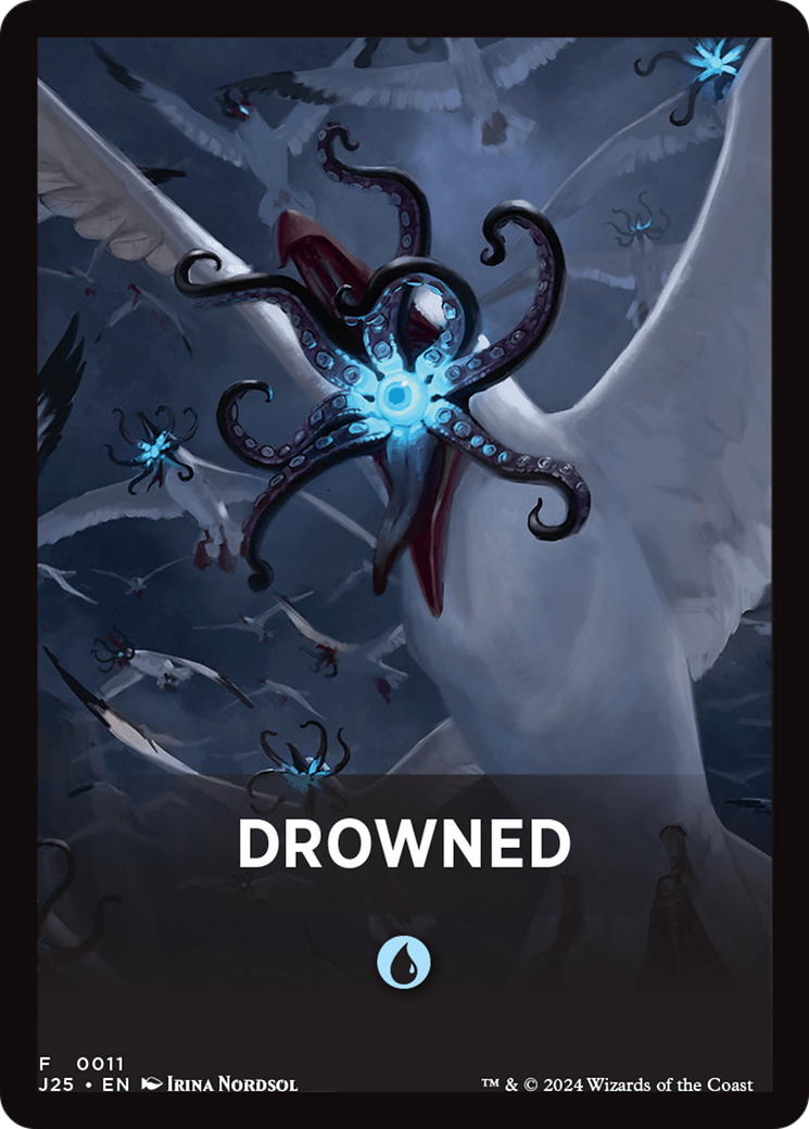 Drowned Theme Card [Foundations Jumpstart Front Cards] | Boutique FDB TCG