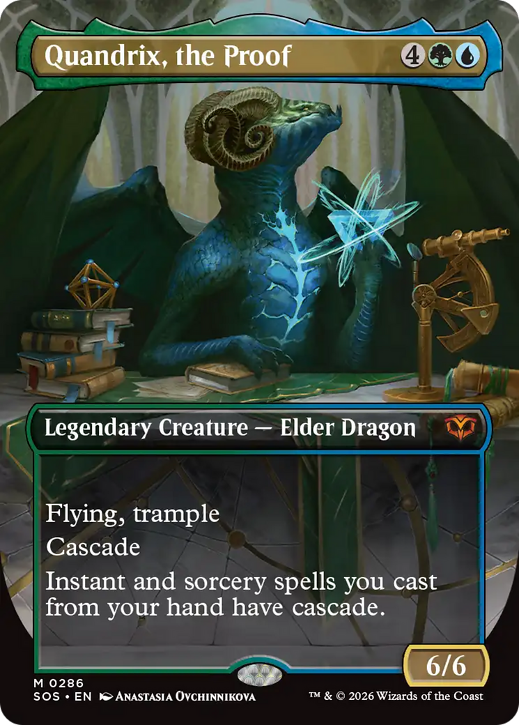 Quandrix, the Proof (Borderless) [Secrets of Strixhaven] | Boutique FDB TCG
