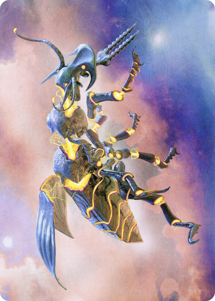 Zabaz, the Glimmerwasp Art Card [Modern Horizons 2 Art Series] | Boutique FDB TCG