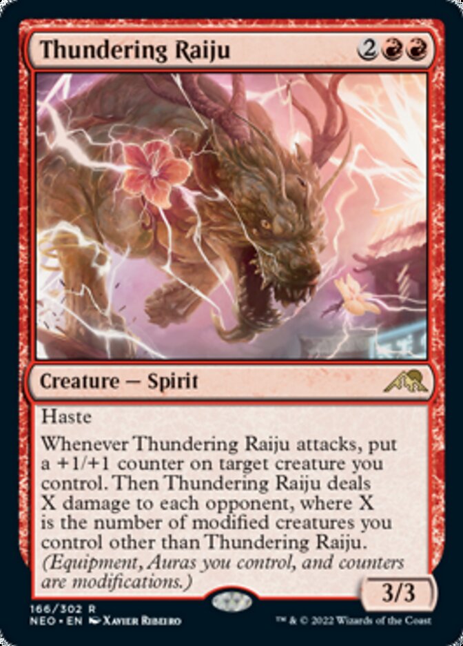 Thundering Raiju [Kamigawa: Neon Dynasty] | Boutique FDB TCG