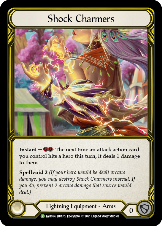 Shock Charmers (Golden) [FAB054] (Promo)  Cold Foil | Boutique FDB TCG