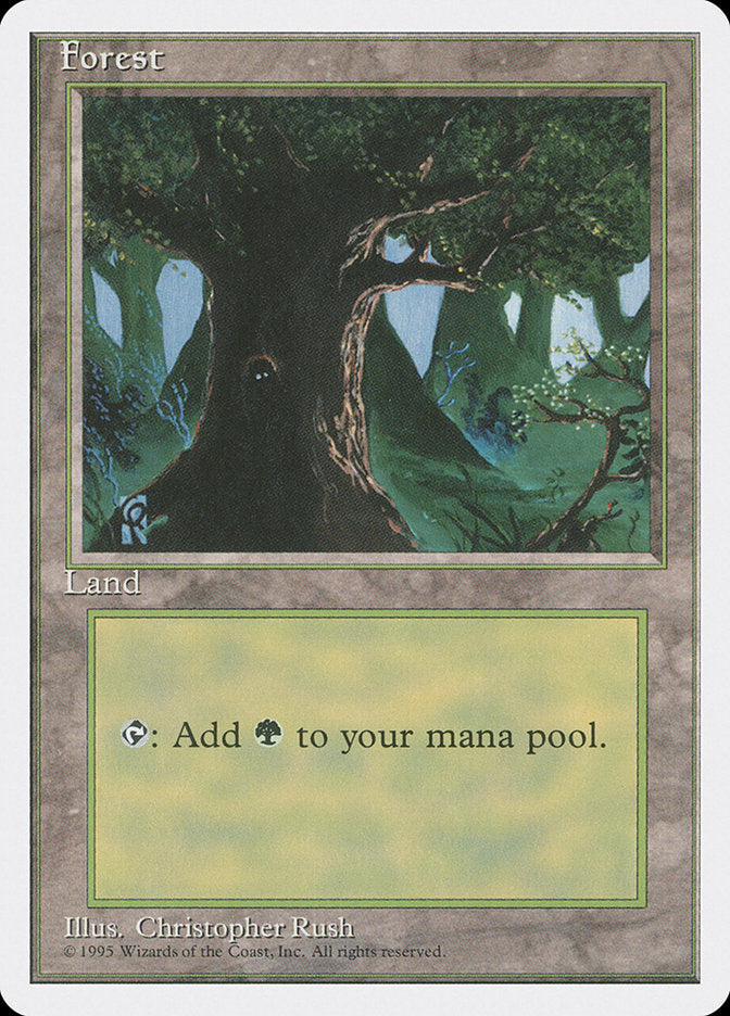 Forest (Eyes in Tree) [Fourth Edition] | Boutique FDB TCG