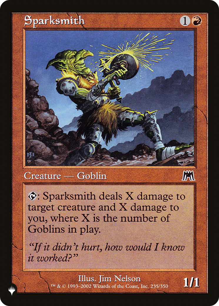 Sparksmith [The List] | Boutique FDB TCG
