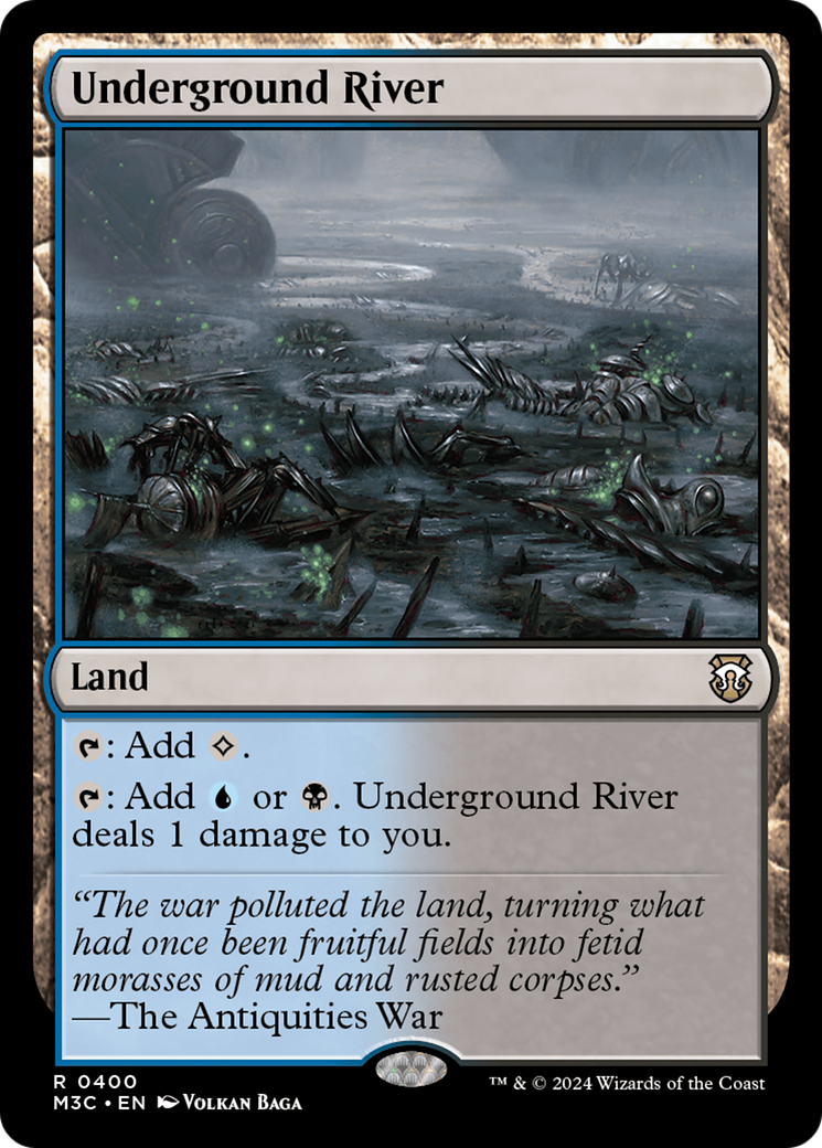 Underground River (Ripple Foil) [Modern Horizons 3 Commander] | Boutique FDB TCG