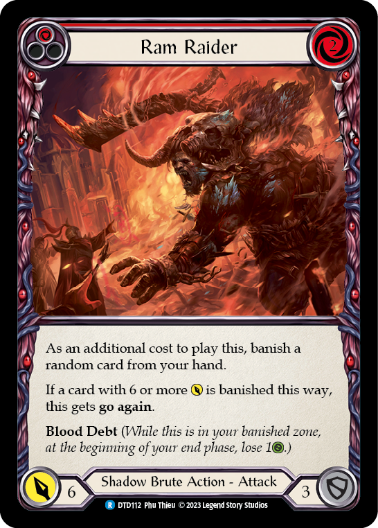 Ram Raider (Red) [DTD112] (Dusk Till Dawn) | Boutique FDB TCG