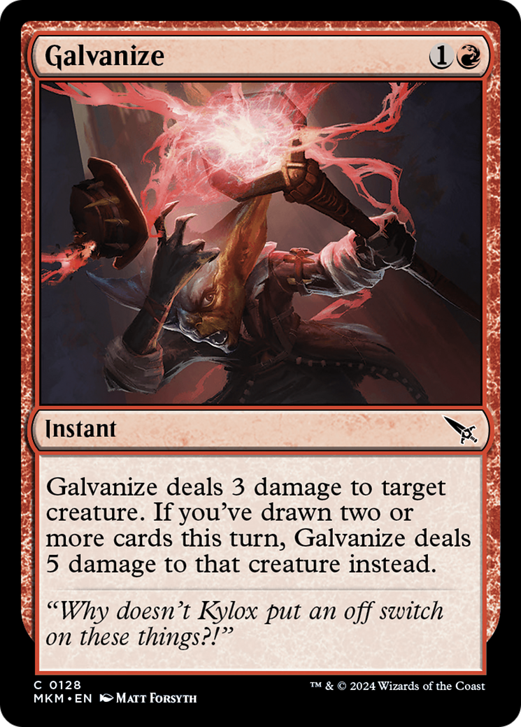 Galvanize [Murders at Karlov Manor] | Boutique FDB TCG