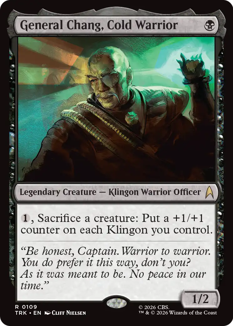 General Chang, Cold Warrior [Star Trek] | Boutique FDB TCG