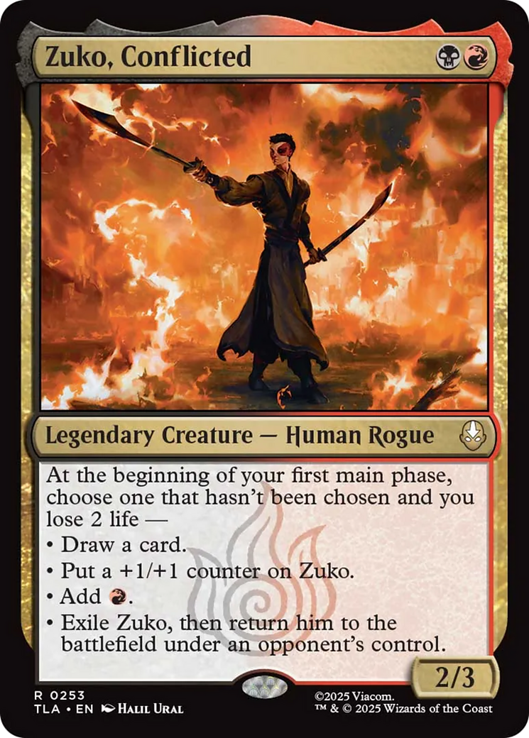 Zuko, Conflicted [Avatar: The Last Airbender] | Boutique FDB TCG