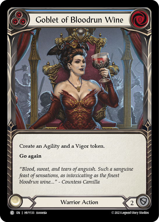 Goblet of Bloodrun Wine [HVY133] (Heavy Hitters) | Boutique FDB TCG